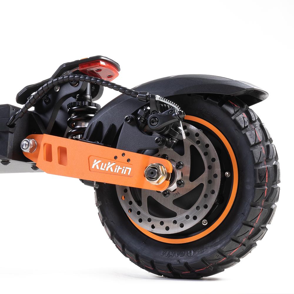 Electric Scooter Kukirin 10" 1000W Motor 48V 20.8AH Max Range 70Km Load 120Kg Black G2 Max