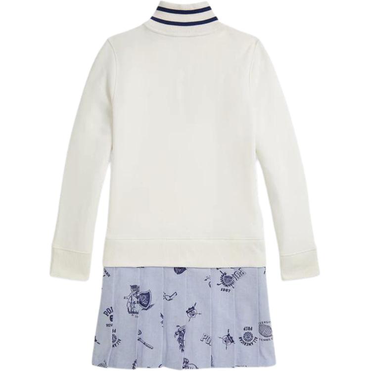 Polo Ralph Lauren Dress FW25 Printed Terry Long Sleeve Multi-Color Kids Kids Dress CWPODRSG3D21028-100