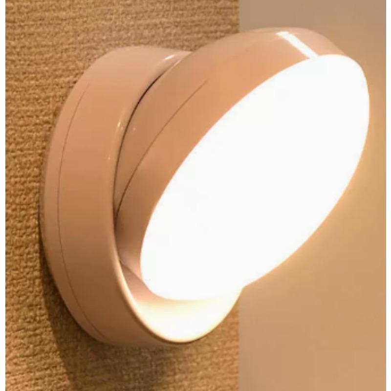 360° Rotatable Motion Sensor LED Night Light USB Rechargeable Wireless Wall Lamp Sound Light Control for Bedroom Corridor Home