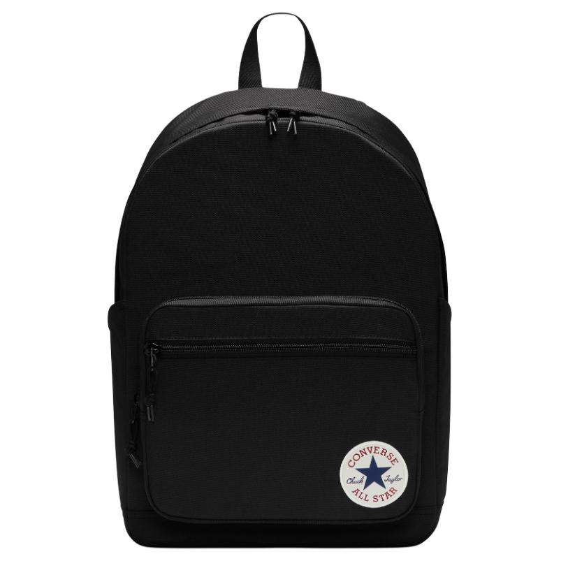 Converse Go 2 Minimalist Fashion Versatile Polyester Backpack Unisex Backpack Black UA5796-023 Black