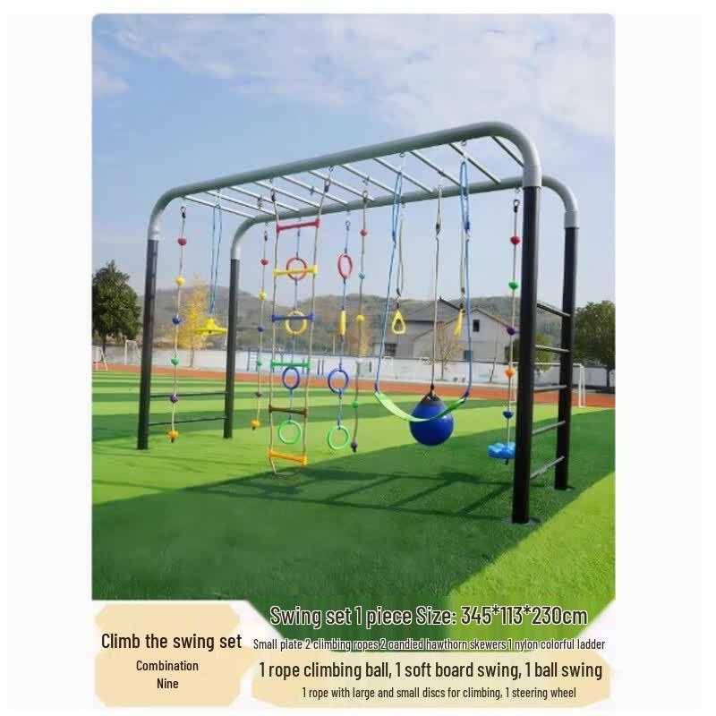 Kids Outdoor Multi-Activity Playground Set