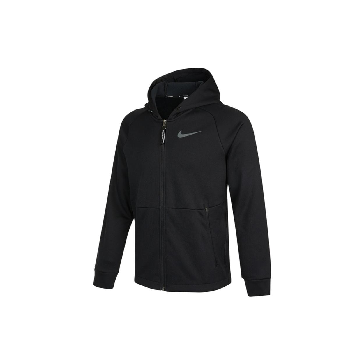 Nike Pro Therma-FIT Fleece Hooded Jacket Black Men s DD2125-010 S