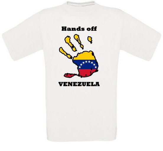 Hands Off Venezuela Caracas Chavez Maduro Peace TShirt All Sizes NEW Unisex T-Shirt L