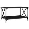  Coffee Table, Black, 80x50x45 Cm