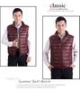 Men's Plus Size Lightweight Down Vest - Warm, Trendy Sleeveless Outerwear for Autumn & Winter