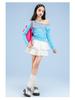 Girls' Cool Blue Jazz & Hip Hop Dance Costume for Performances
