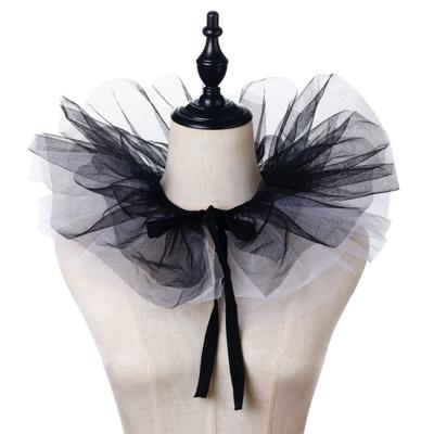 Retro Rüschenkragen Mädchen Cosplay Krawatte Viktorianischer Kragen Revers Mittelalterliches Cosplay Viktorianische Rüschenkrawatte Kragen