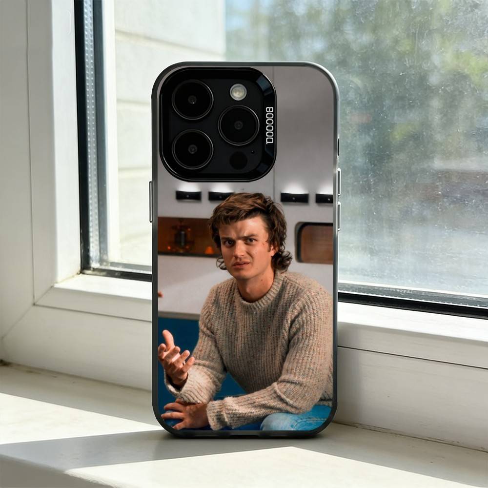 Steve H-Harrington Phone Case For iPhone 17,16,15,14,13,12,11 Plus,Pro Max,XS,Colorful Silver Phone Case Funda Cover