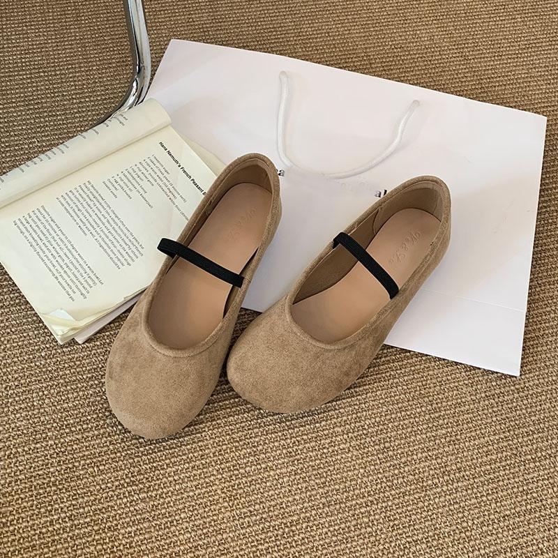 Fashion Fashion Round Toe Ladies Flats With Shoes Soft Female Casual Footwear Shallow Women Ballet Flats Slip On Shoes