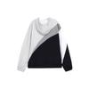 Jordan Jumpman Wave Asymmetrical Logo Patchwork Woven Jacket Men Jacket Black Gray CK6867-077