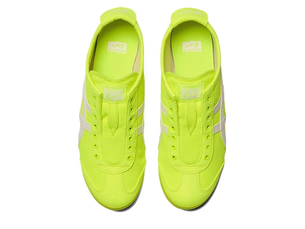 1183A360-752 Onitsuka Tiger Mexico 66 Slip On Safety Yellow/White (Men's)