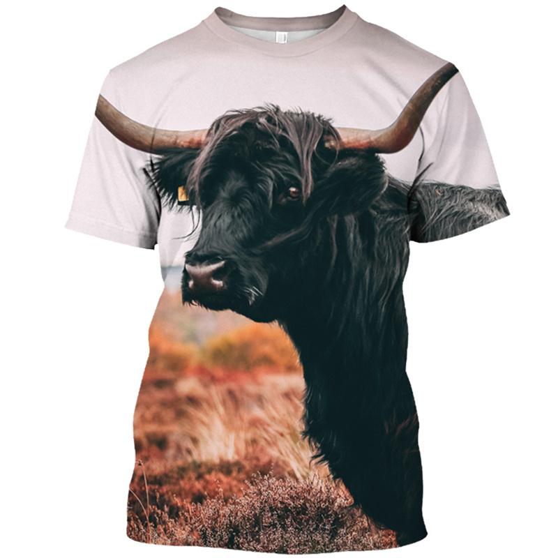 Summer Bullfight 3D Print T-Shirts Streetwear Men Fashion Casual Oversized O-Neck Short Sleeved T Shirt Tees Tops Clothing