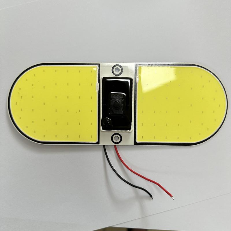 

12V-24V Universal Car Van Oval Compartment Interior Light Led Cab Cob Reading Light 20CM Reading Light FOR CAR ACCESSORIES