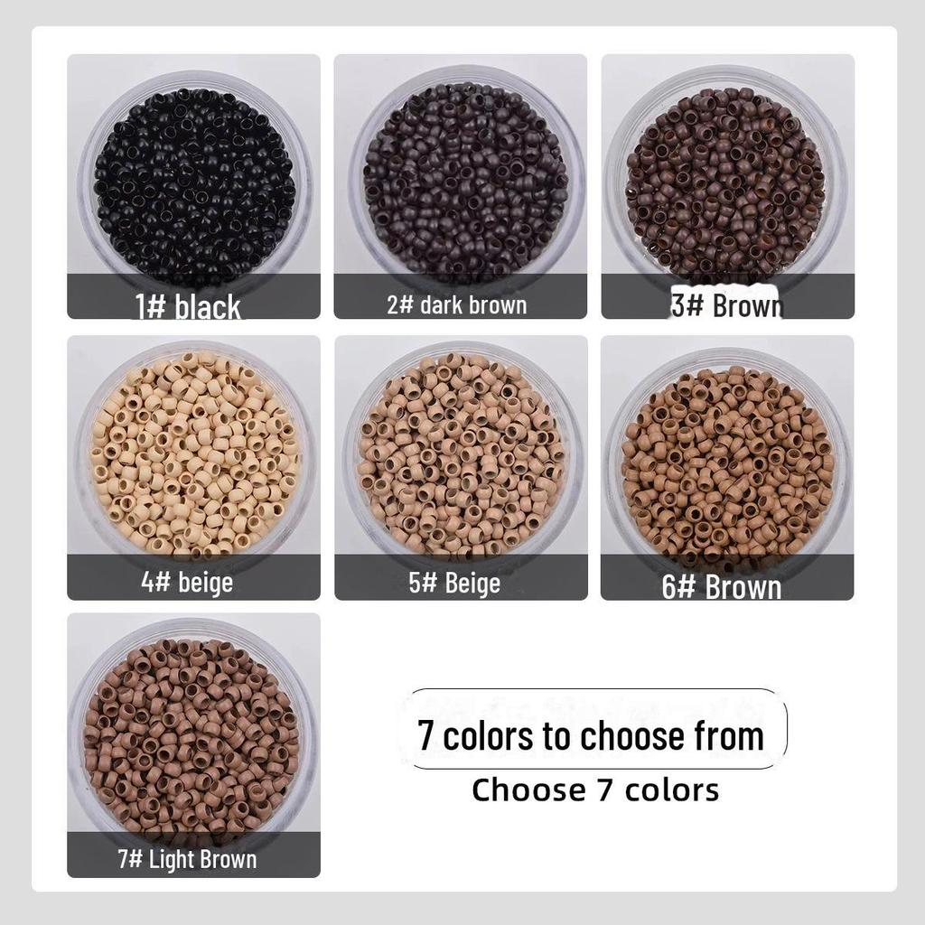 2,5 mm Nano Kupfer Mikro Haarverlängerungsringe - 1000 Stück