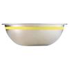 Endo Shoji Commercial TKG Bowl 24cm Yellow Stainless Steel with Antibacterial Special Baked Coating Made In Japan ABC8823 18-8