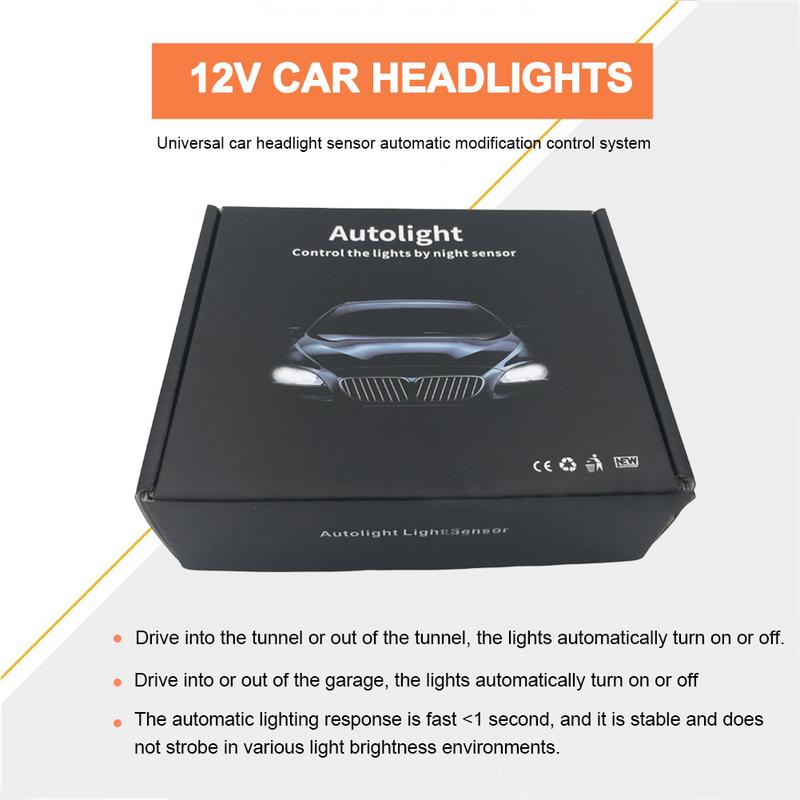 Automatischer Lichtsensor Universelles 12V Autosystem Automatische Steuerung Lichtsensor Automatischer Lichtsensor Hauptsteuerung für Fahrzeug SUV