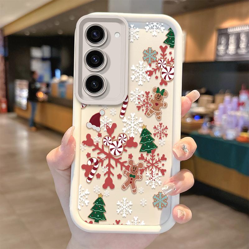 Christmas Pattern Phone Case For Samsung Galaxy A35 A34 A33 A32 5G A31 A30 A24 A23 A22 A16 A12 A06 A03 M55 Soft Shockproof Cover