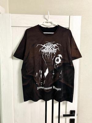 Camiseta de Banda Black Metal Darkthrone Transilvanian Hunger Estilo Vintage Talla XL