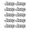 For Jeep Grand Cherokee Wrangler JK Gladiator Compass Renegade Patriot Liberty 10Pcs Mini Aluminum Car Decorative Stickers AMR1