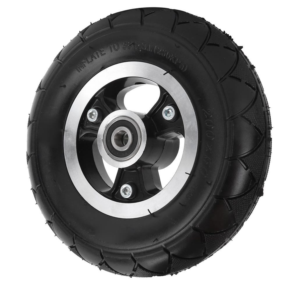 8 Inches Electric Scooter Wheels Anti Skid 200x50 Aluminum Alloy Rubber Tyres Durable Electric Scooter Tyres