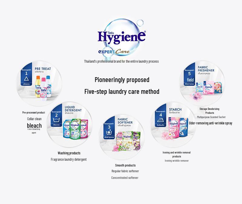 Hi-Clean Concentrated Fabric Softener, Long-Lasting Scent, 480ML (Thailand Import)