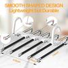 Pant Hangers Space Saving Jean Hangers -No Wrinkle Clothes Hanger - Closet Organizer and Storage, College Dorm Room Essentials Apartment Must Have -