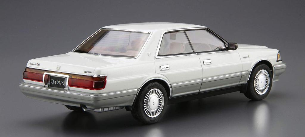 Aoshima Bunka Kyozai The Model Car Series 87 Toyota UZS131 Crown Royal Saloon G 1989 Plastic Model Kit Co., Ltd. (AOSHIMA) 1/24 No.