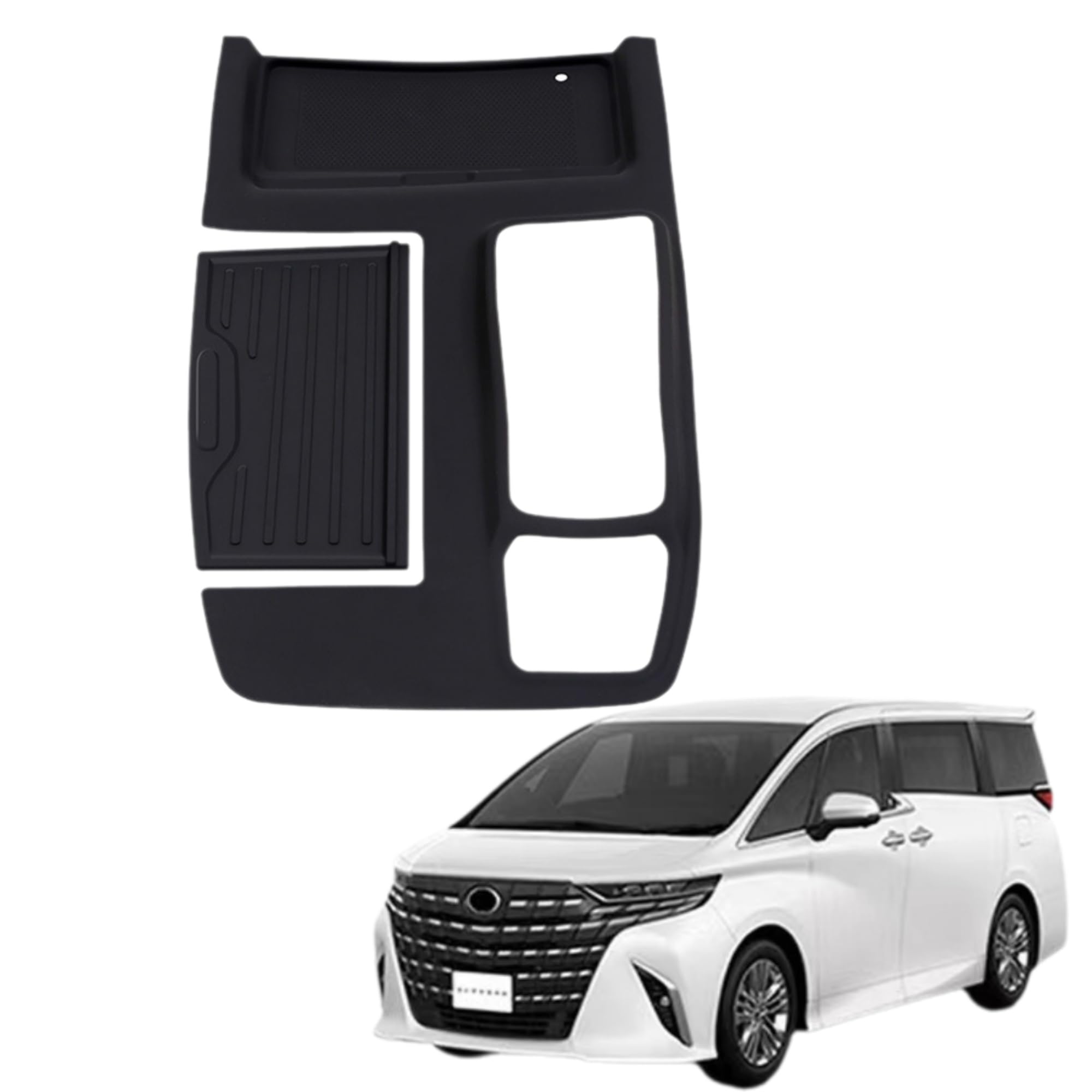 

EopTatoo Совместимо с Alphard Vellfire 40 Серии Накладка на Панель Переключения Передач Декоративная Накладка Панели Переключения Передач Shift panel cover чёрный