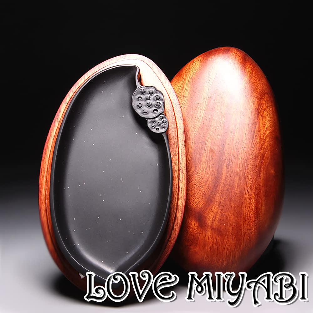 LOVE MIYABI Shezhou comes in a beautiful camphor wood Made from Dragontail Venus this inkstone is one of four great alongside the and Chenni Made from