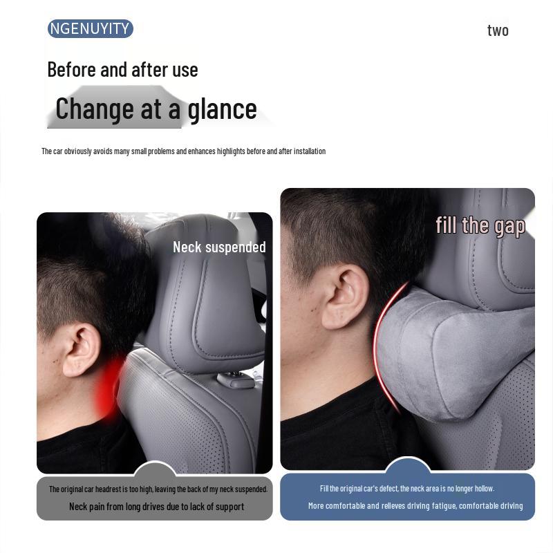 Poduszka XPeng M03 z pianki memory na szyję i lędźwie - Zagłówek na cztery pory roku