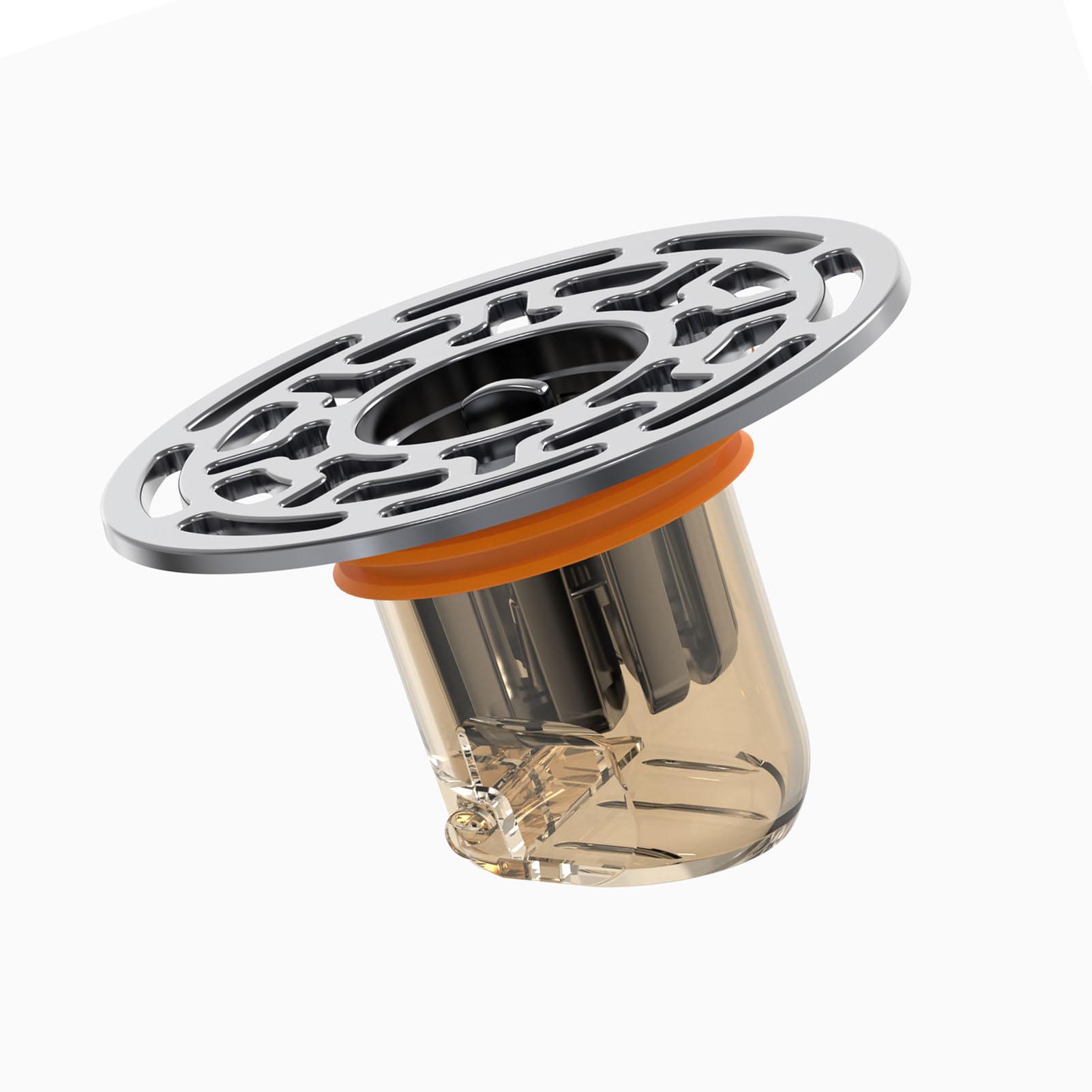 Floor Drain Professional Sealing Backflow Prevention Odor Proof Bathroom Kitchen Floor Drain Shower Floor Drain Insert оранжевый