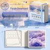 Compact Blue Sketchbook for Watercolor & Marker Art