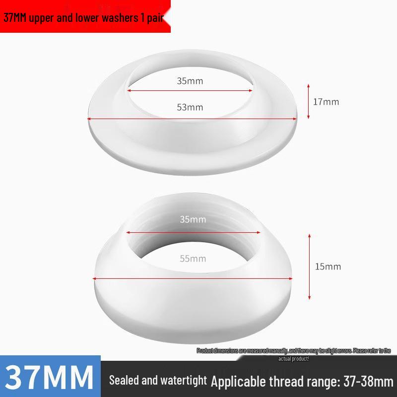 

Leak-Proof Rubber & Silicone Washbasin Drain Seal Kit