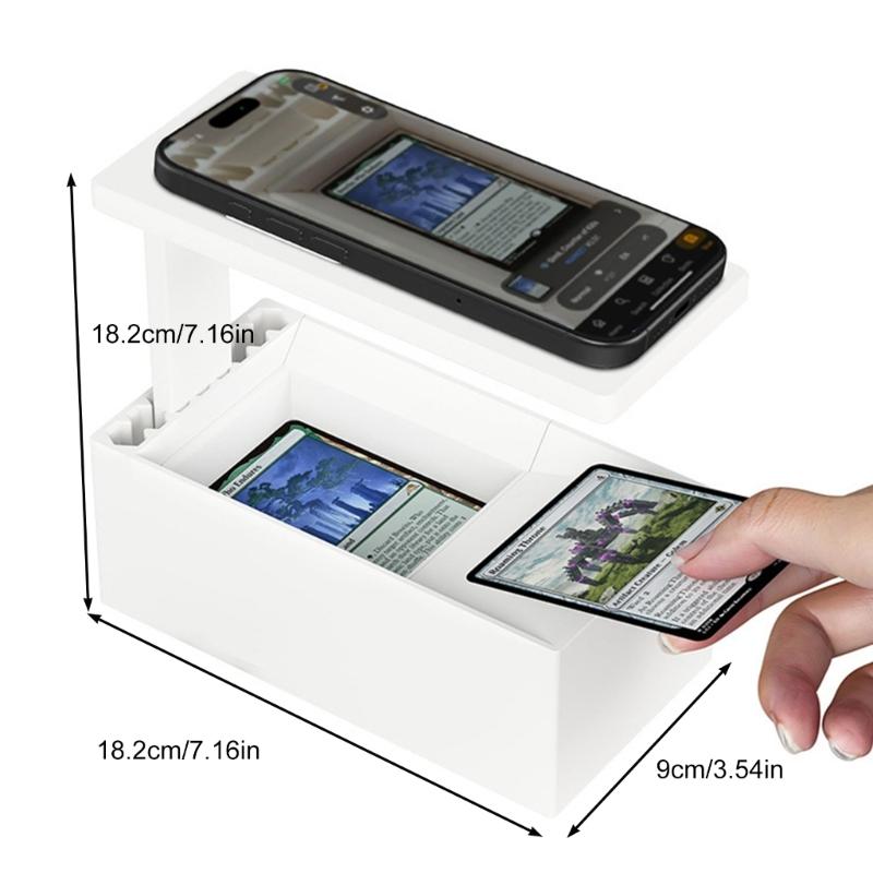Universal Phone Mount Card Scanning Device For Collections Lightweight Plastic Design