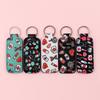 Trendy Creative Coin Purse Keychain with Lipstick and Perfume Holders