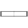 Raised Garden Bed Black 250 X 50 X 54 Cm