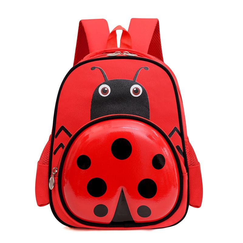 Cartoon Childrens Backpack With Unicorn Shark And Dog Print For Daily Schooling