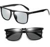 REONAS BRAND3 Polarized Photochromic Wellington UV for and Outdoor Activities + Sunglasses, Style, Protection, Driving, Fishing, Golf, (Black)