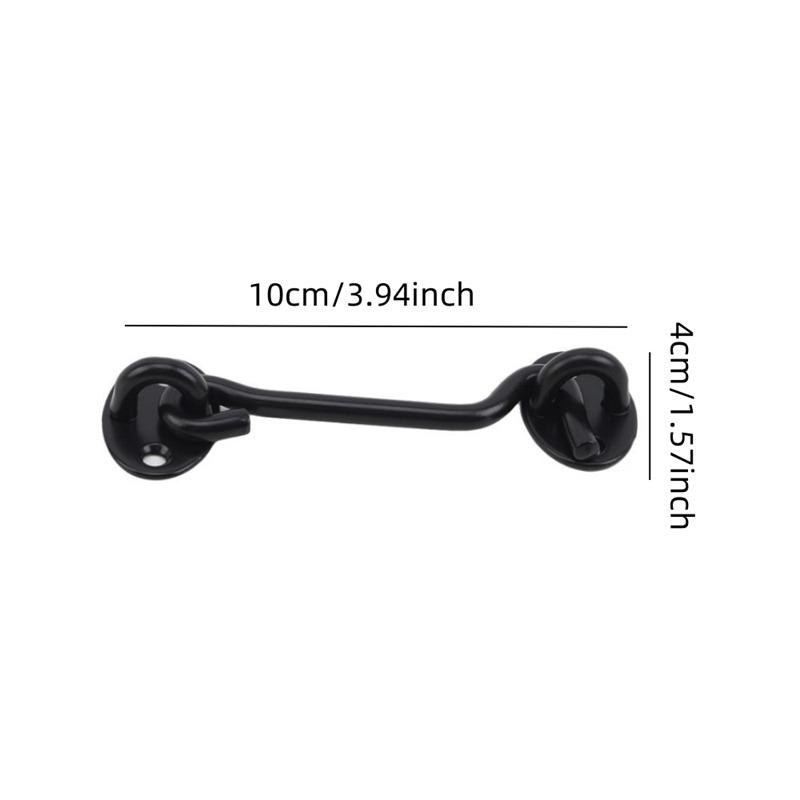 Eye Latch Heavy Duty Barn Door Lock Security Gate Locks Easy Lock 2 Pack Stainless Steel