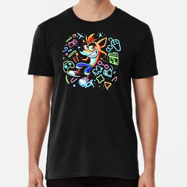 Neon Crash Premium T-Shirt S to 5XL Made in the AU/USA T-Shirt