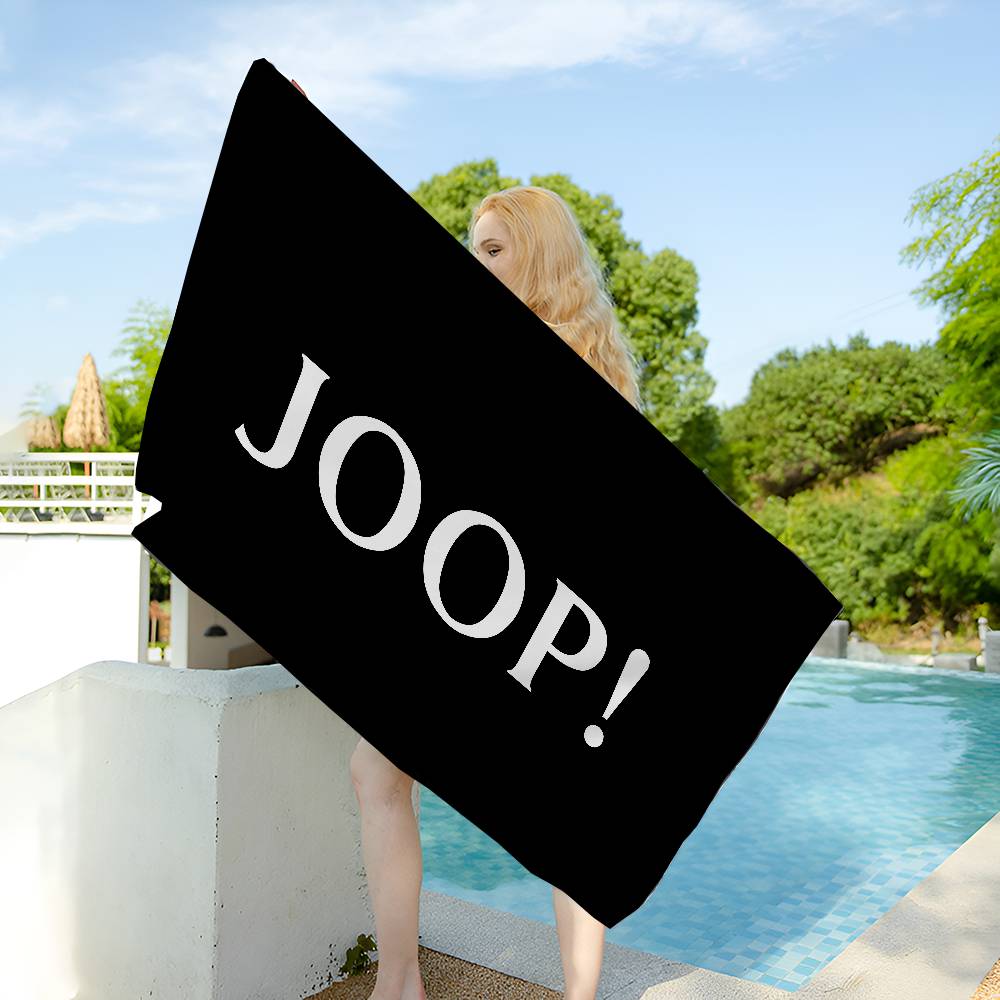 Lustiges bedrucktes Joop Mikrofaser Strandtuch Saugfähig Schnelltrocknend Weich Yoga Schwimmen Resort Bergsteigen Handtuch
