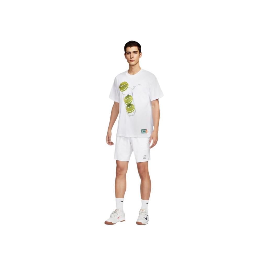 Nike Dri-Fit Men's Tennis Training Shorts White FZ9323-100