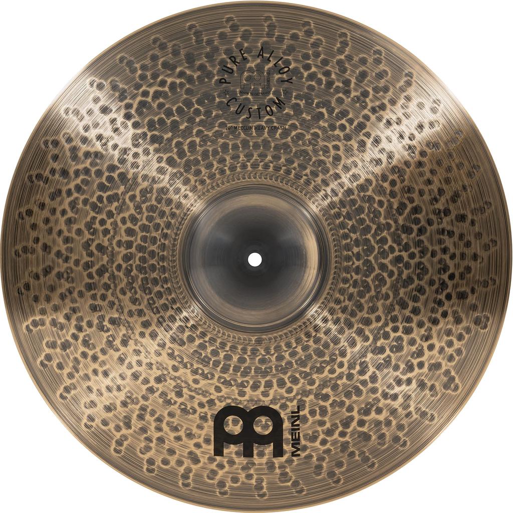 MEINL Cymbals Pure Alloy Custom Series Crash Cymbals Medium Heavy Crash PAC20MHC 20" []