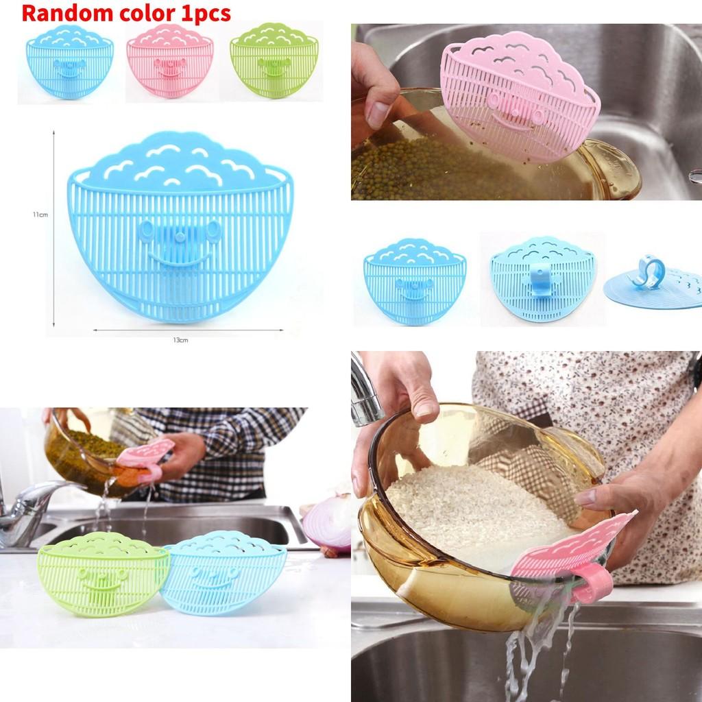 Creative Smile Food Filter With Clamp For Fruits Vegetables Grain Washing And Draining