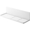 Tower Magnetic Dish Drainer, White, Approx. W42.4 X D14.2 X H12cm, Space-Saving, with Hooks, Kitchen Shelf, 3781
