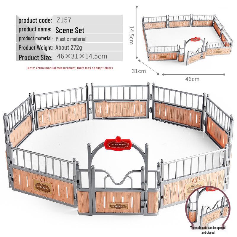 Children's Thousand-Mile Horse Simulation Model Toy and Sand Table Set