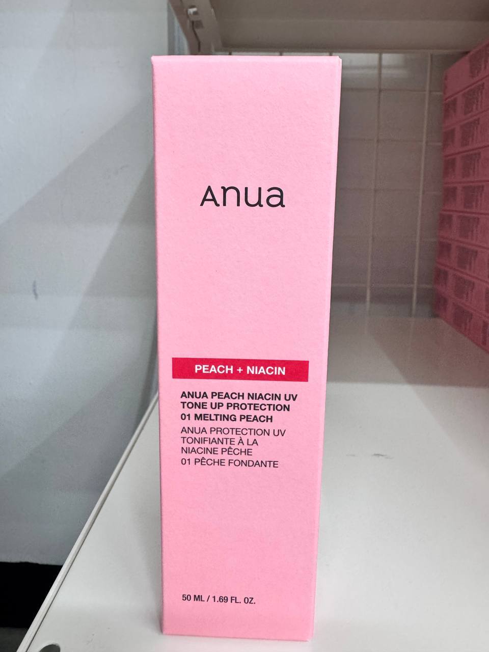 

Anua Peach Niacin UV Tone Up Protection 01 Melting Peach SPF50 50ml / Nourishing, Moisturizing, Korean Cosmetics, Kbeauty