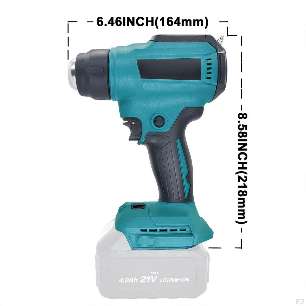 Air Machine Adjustable Temperature Control Portable Ergonomic Battery Powered with Nozzles