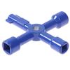 4-Way Multi-Functional Key For Electric Water Gas Meter Box Opening Key
