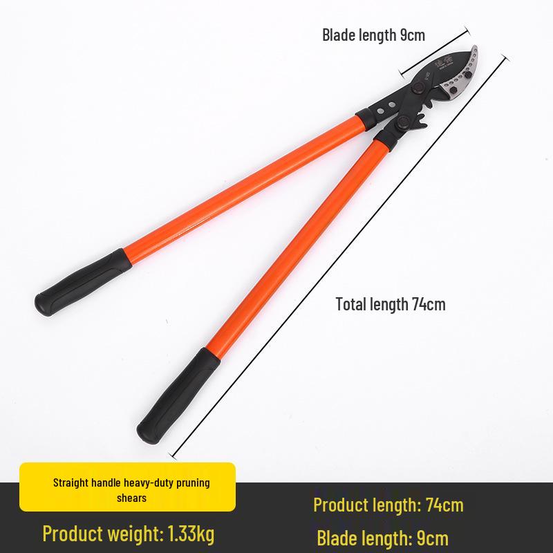 

Retractable Long-Handled Powerful Garden Shears for Thick Branches - Extra Fast, Strong, Labor-Saving Pruning Shears for Extended Branches.